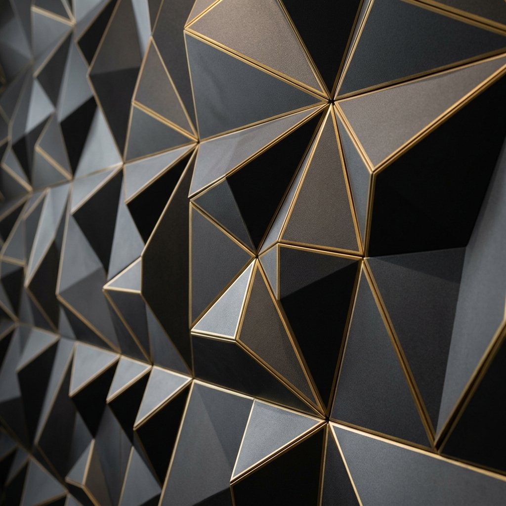 Sculpted Flowing Wave 3D PVC Wall Panel (500x500 mm) | New Fame Plywood